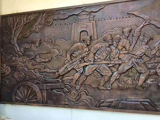 解放战争题材浮雕设计
