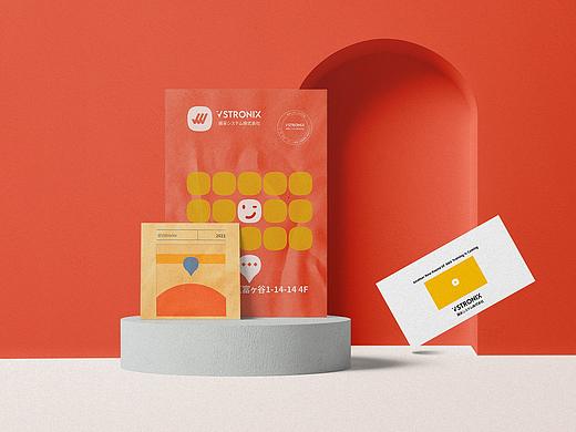 vstronix 云计算VIS标识设计&科技信息与aws技术提供商