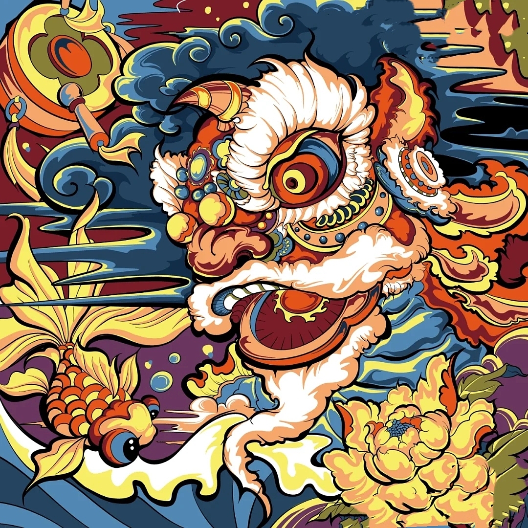 装饰画考研—春节