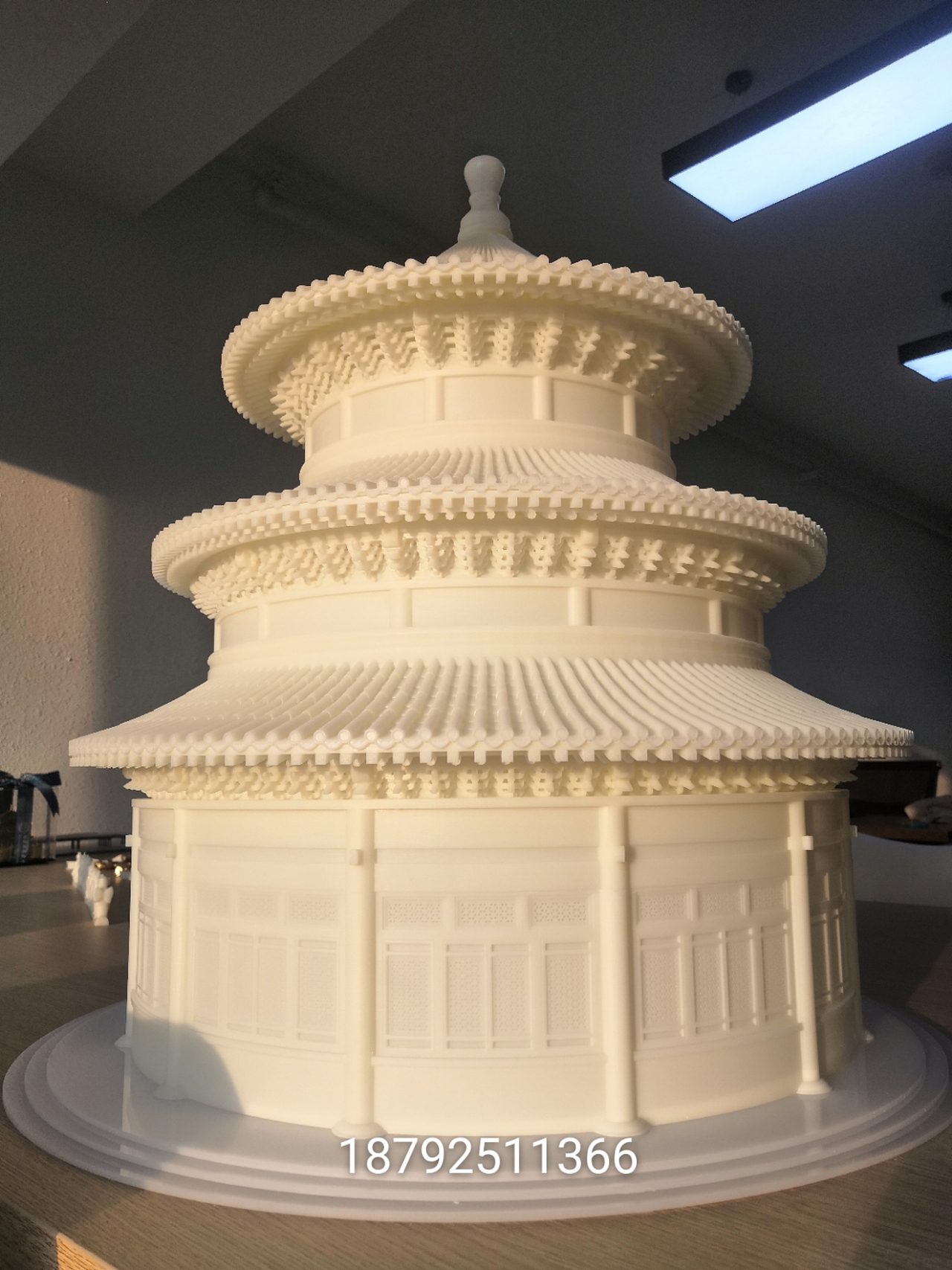 举报4分享原创作品空间展陈设计祈年殿古建筑3d打印天坛故宫