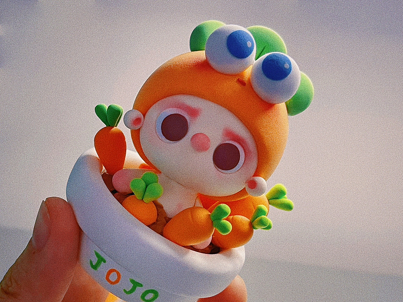 🥕超轻粘土-带着abo帽子的JOJO🥕（图ZMzM1MDUxNTA0） - 手办/模玩 - 站酷设计师乔儿_蛮原创素材 - 站酷ZCOOL
