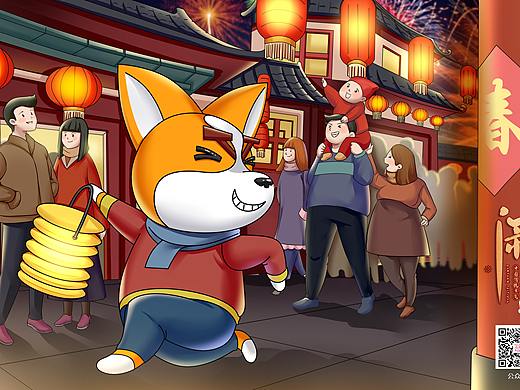 维高（VIGGO）IP建设—元宵插画海报