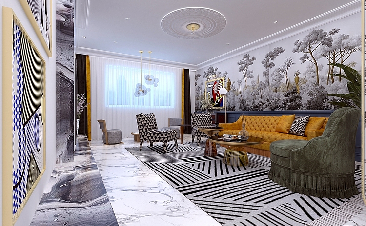 法式风格现代别墅设计案例