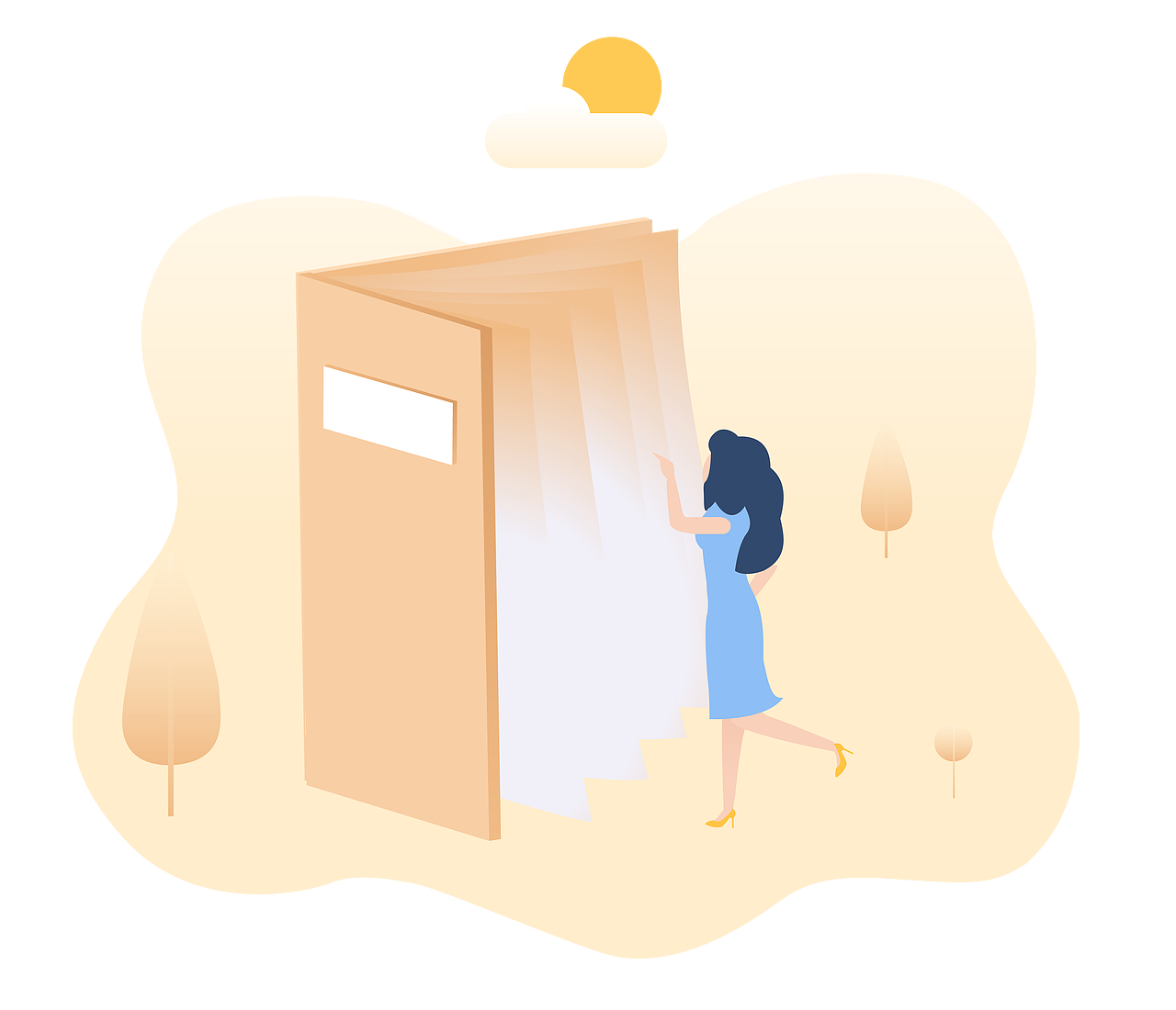 收藏文章缺省页插画