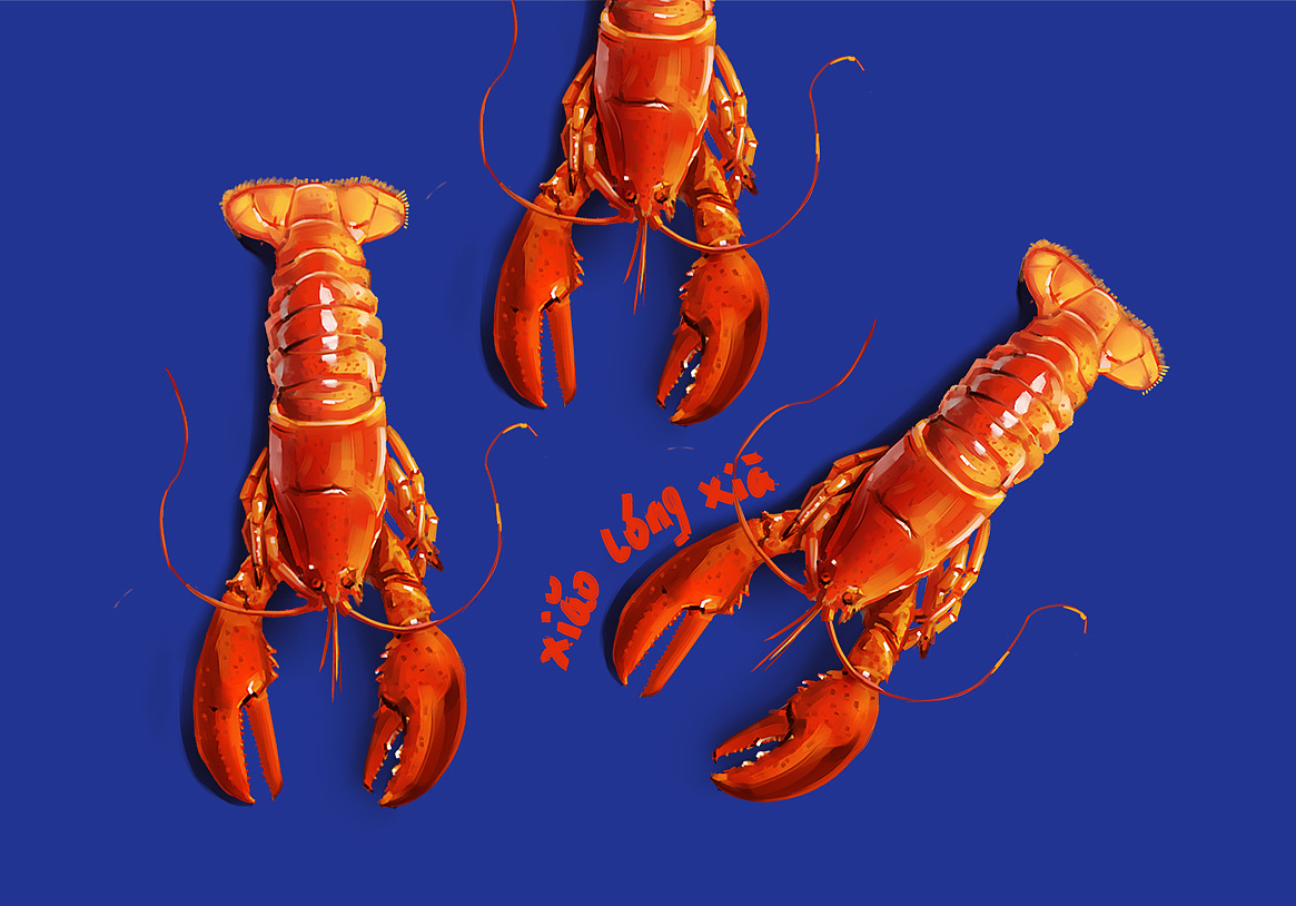 Lobster Cartoon Cute Crayfish Illustration 3513759 Vector Art at Vecteezy