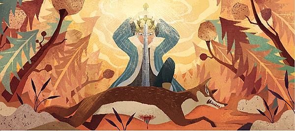 《纳尼亚传奇》——百词斩阅读计划 罗雨舒插画