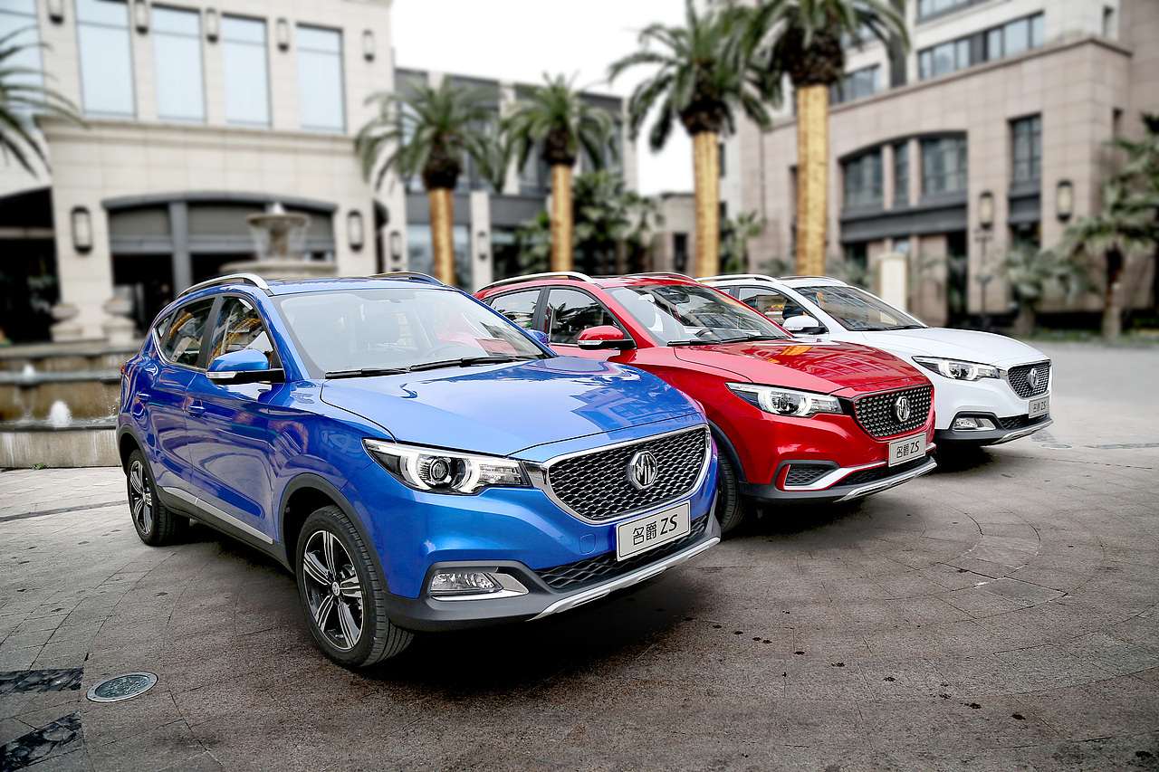 汽车——名爵ZS 车队（图ZODY3MTk4ODA=） - 产品摄影 - 站酷设计师糊叔原创素材 - 站酷ZCOOL