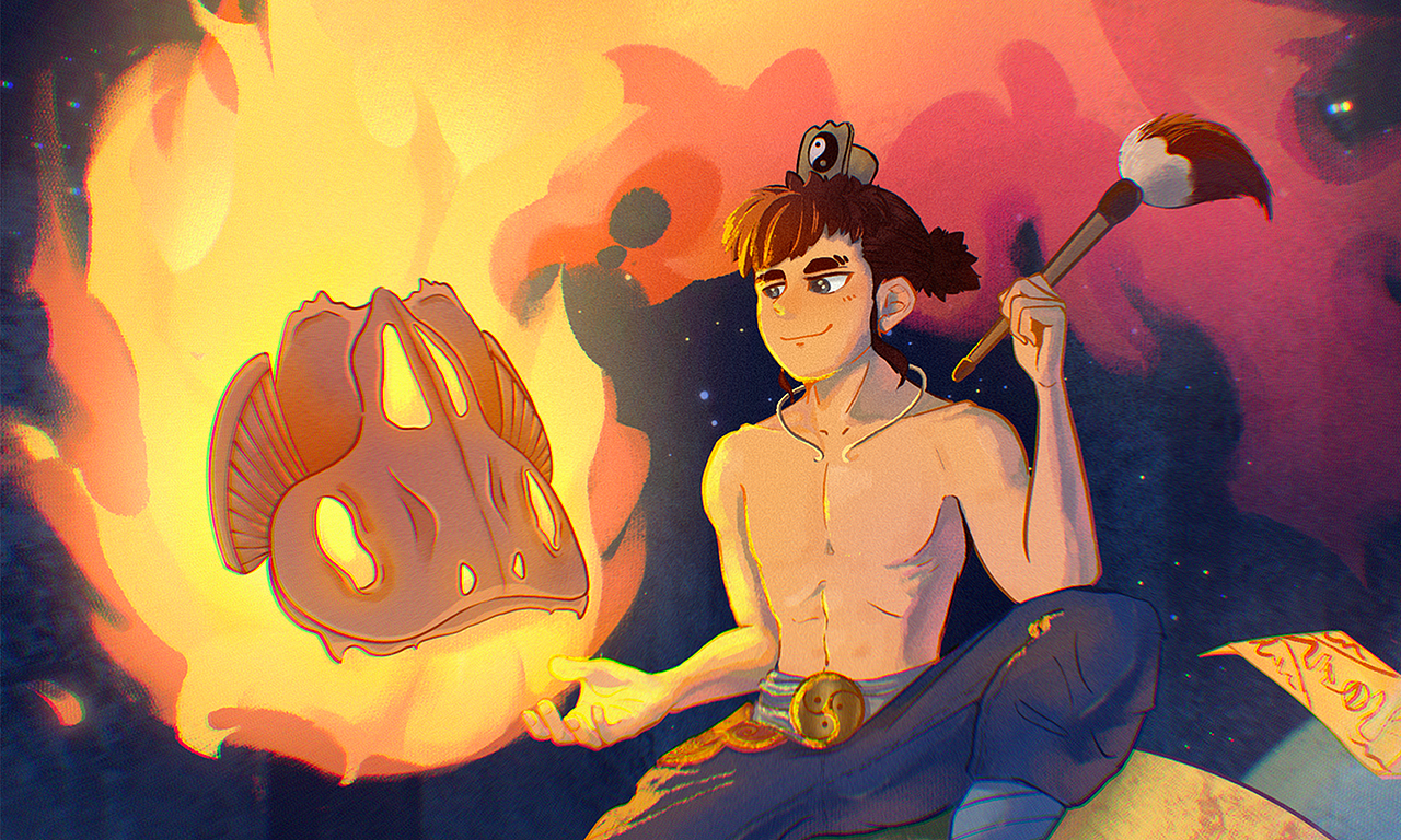 路涂新说——急急如律令之式神火鱼（图ZMjkyNTg1MTAw） - 商业插画 - 站酷设计师插画咸罗猫原创素材 - 站酷ZCOOL