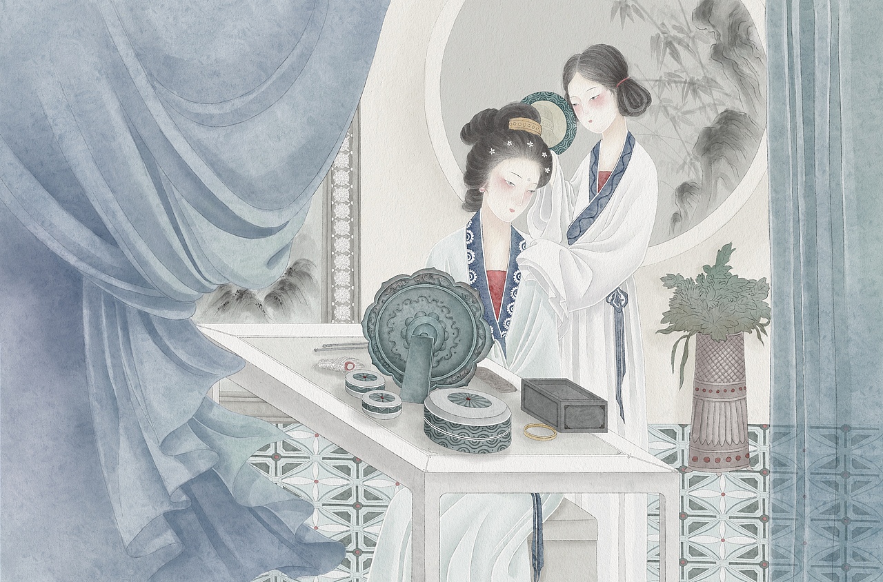 诗经插图（图ZMzgxMjQ1Mjc2） - 绘本 - 站酷设计师小红帽lh原创素材 - 站酷ZCOOL