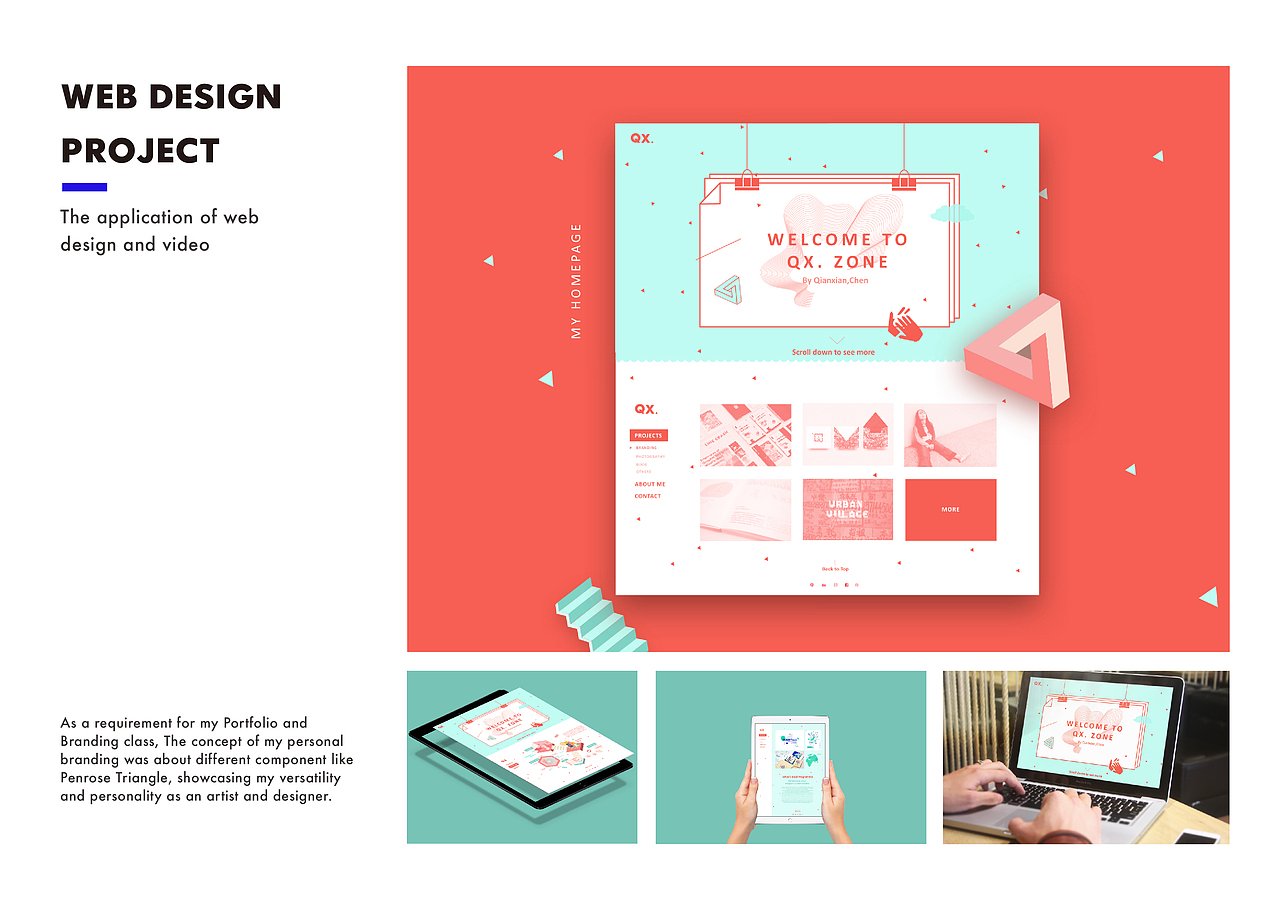 Portfolio网页设计（图ZODgyMDk1Mjg=） - 个人网站 - 站酷设计师Catrina卡吹那原创素材 - 站酷ZCOOL