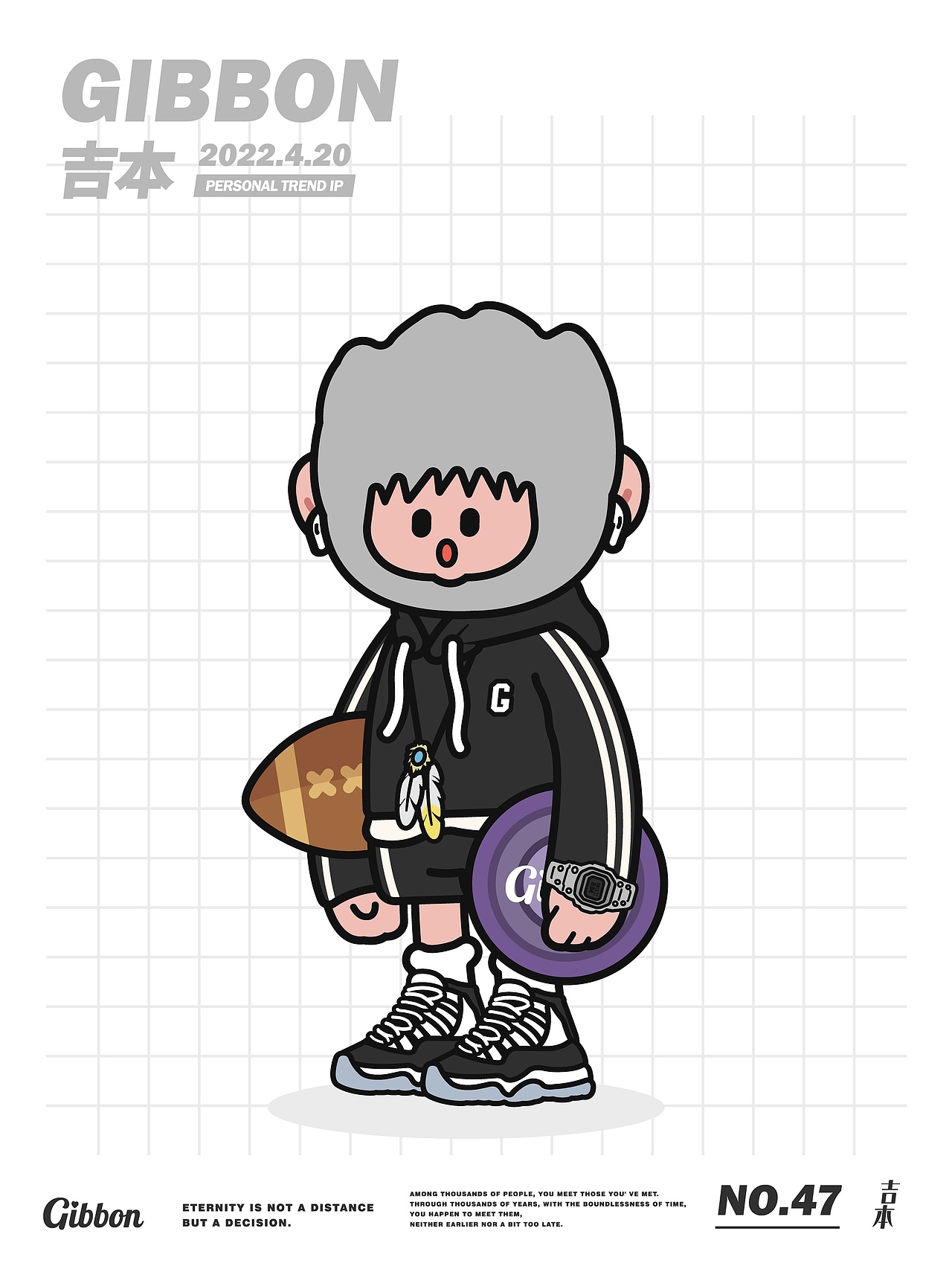 IP形象设计丨Gibbon吉本