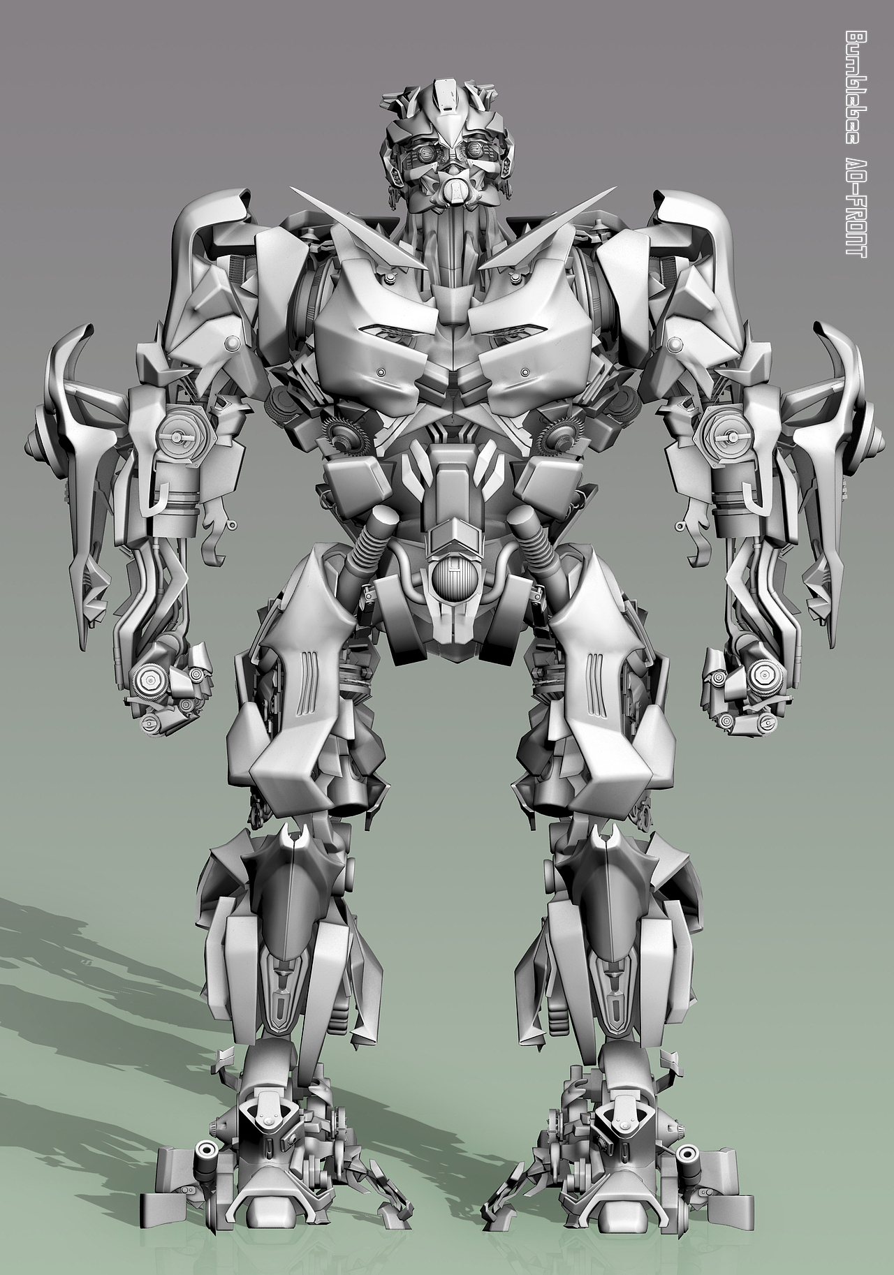 10多年前的个人练习-大黄蜂，变形金刚（图ZMjUwMzY3NzQ4） - 机械/交通 - 站酷设计师MGHacker原创素材 - 站酷ZCOOL