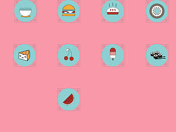 食物风格剪影图标（个人主页-ZMzg2Mzk1ODA=） - 图标 - 站酷设计师照沟渠原创素材 - 站酷ZCOOL