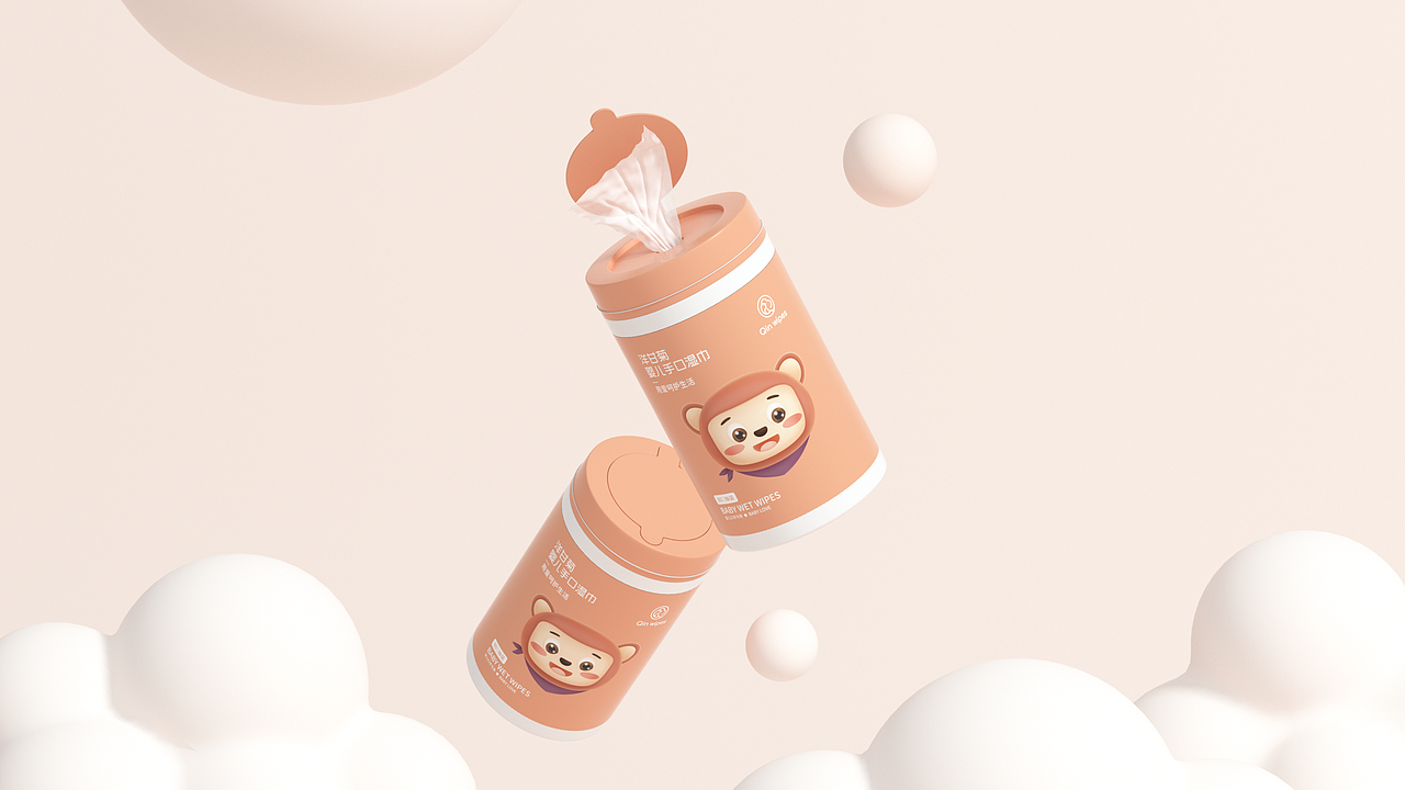 QIN湿巾品牌包装项目设计（图ZMjMzMzQxMzgw） - 包装 - 站酷设计师胡晓波设计原创素材 - 站酷ZCOOL