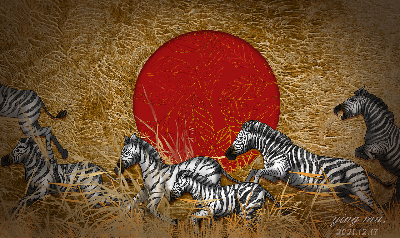 奔跑（图ZMjgyMTgwNDIw） - 艺术插画 - 站酷设计师颖木YINGMU原创素材 - 站酷ZCOOL