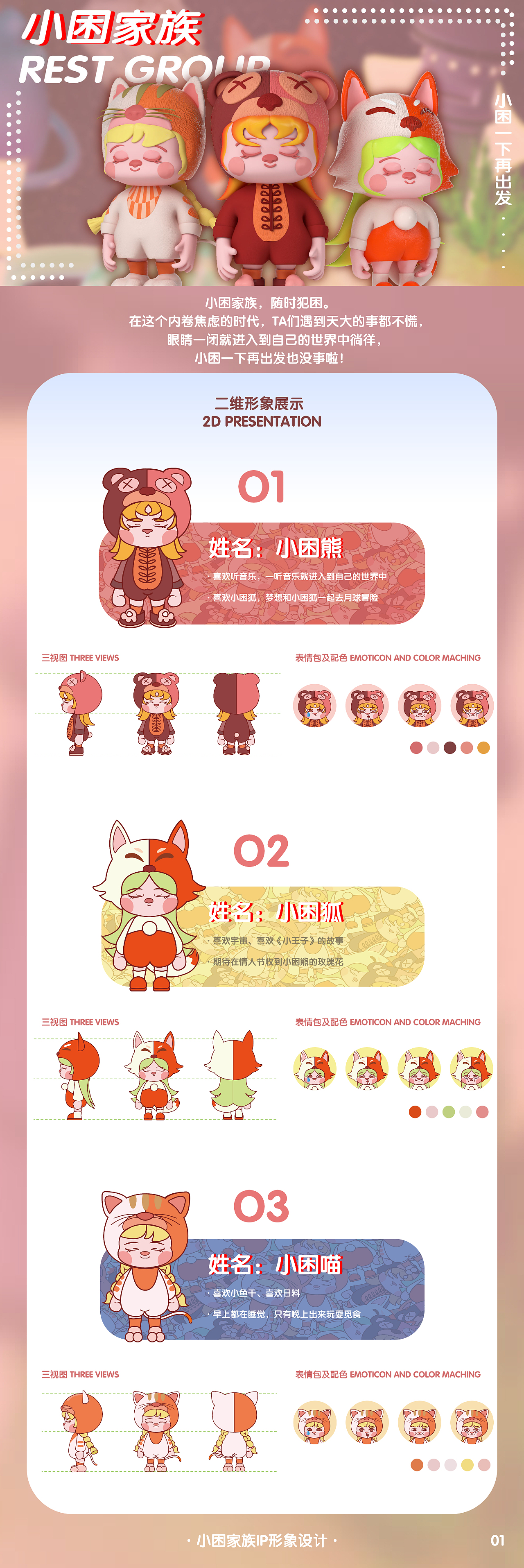 小困家族IP形象设计（图ZMzEyODk3NDQ0） - IP形象 - 站酷设计师Z449641317原创素材 - 站酷ZCOOL