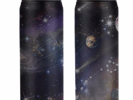 新款星空保温杯外形图案设计