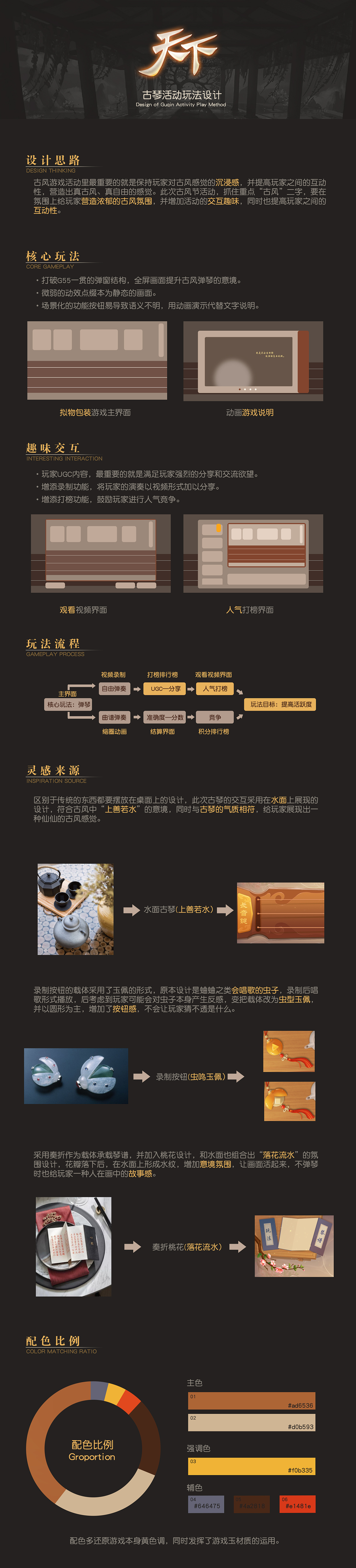 《天下手游》古琴活动玩法设计