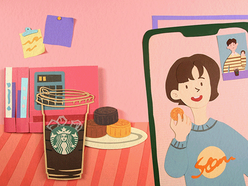 短片最后,许许多多的手机屏幕逐渐汇合,上面有家人、爱人、友人之间的视频画面,共同组成了一场相隔万里的 “云团圆”。