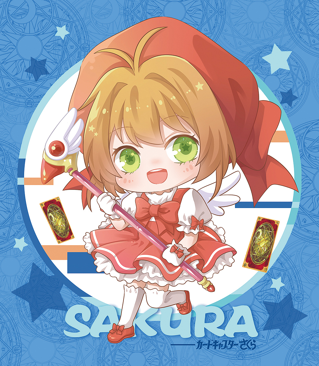 【许小瞳同人】魔卡少女樱套图~（图ZNTIzNDU3NzI=） - 商业插画 - 站酷设计师许小小小瞳原创素材 - 站酷ZCOOL