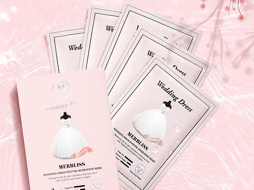 护肤面膜拍摄//MERBLISS茉贝丽思婚纱面膜（个人主页-ZNTUxNzc5OTI=） - 产品摄影 - 站酷设计师芥子黄原创素材 - 站酷ZCOOL