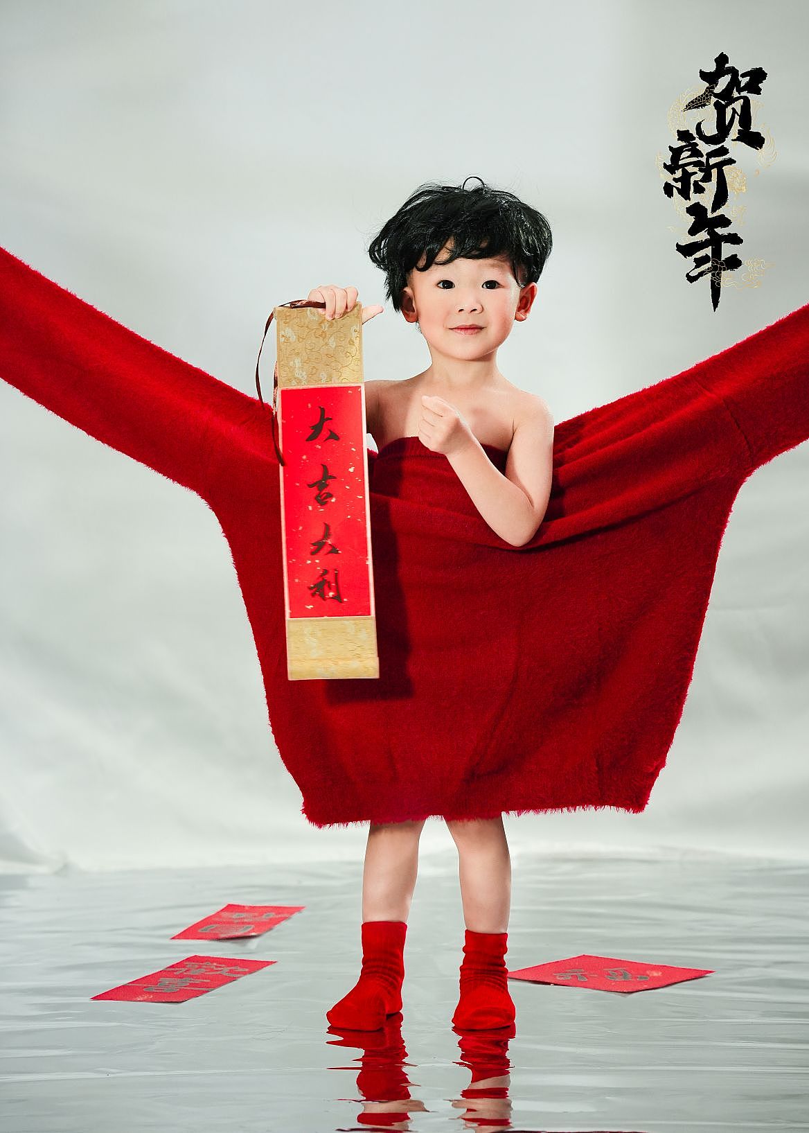 龙年儿童写真，大吉大利（图ZMzU4NzgzMDk2） - 人像摄影 - 站酷设计师王西瓜爱摄影原创素材 - 站酷ZCOOL