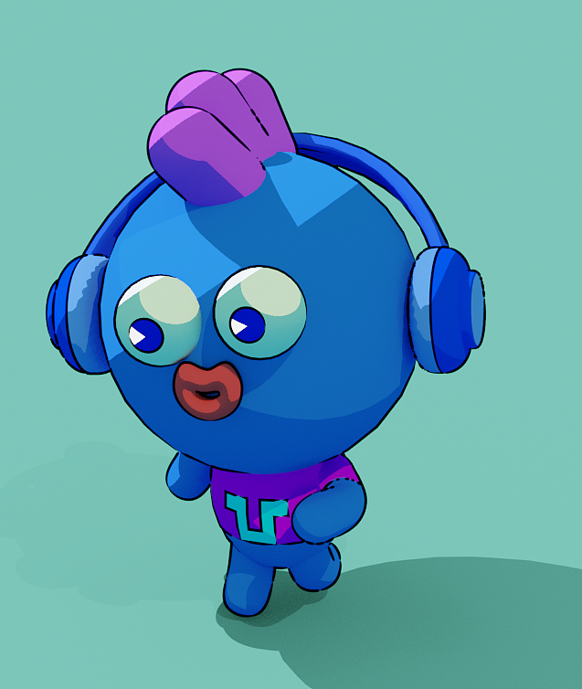 顺着感觉摸了小蓝人~|三维|动画/影视|文文文文c_原创作品-站酷(zcool