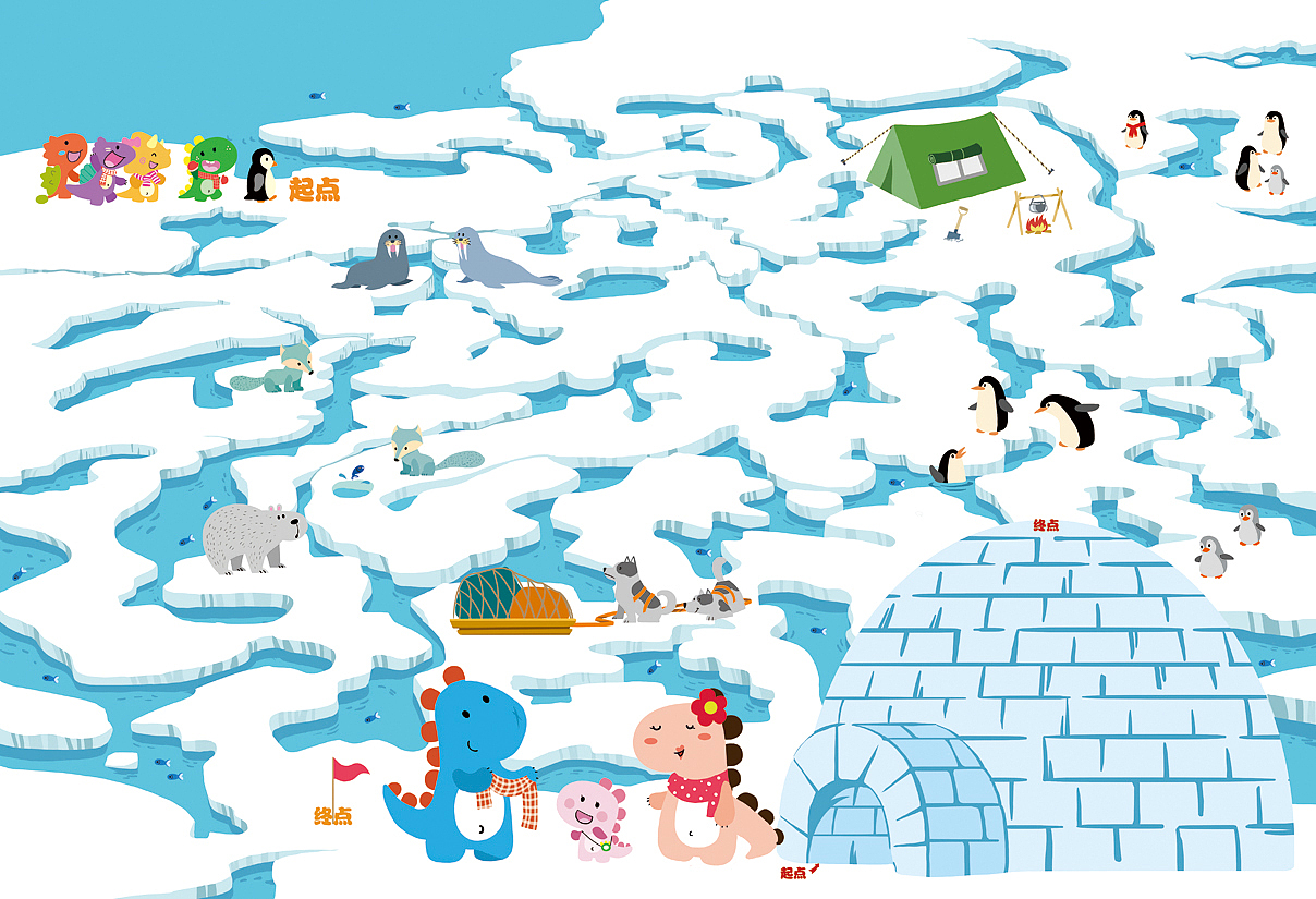 低幼迷宫贴纸书籍