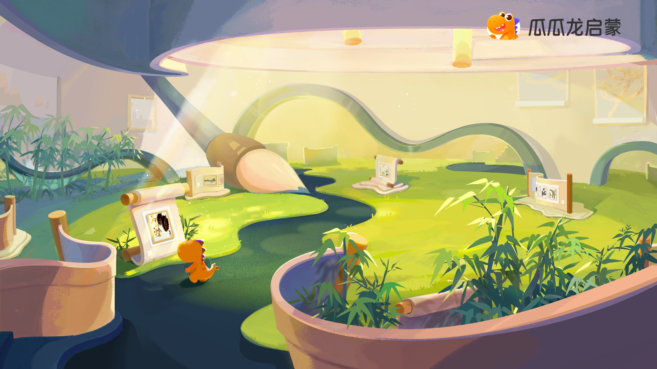 六一儿童节,和瓜瓜龙一起畅游美术世界!