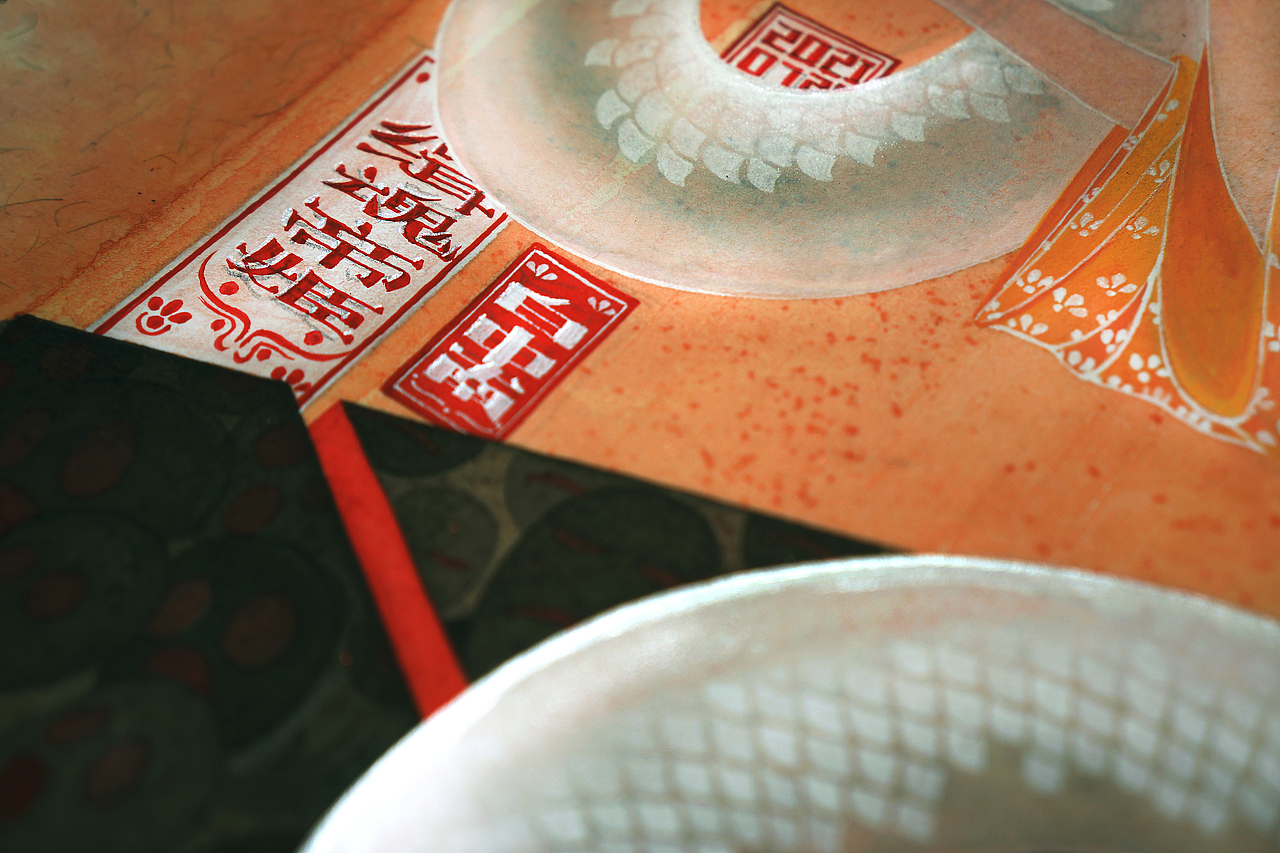 《缉魂帝姬.轻雷风滚谣》白中南颜彩—人川集(图ZMjcwMjg2MDI4) - 艺术插画 - 站酷设计师白中南原创素材 - 站酷ZCOOL