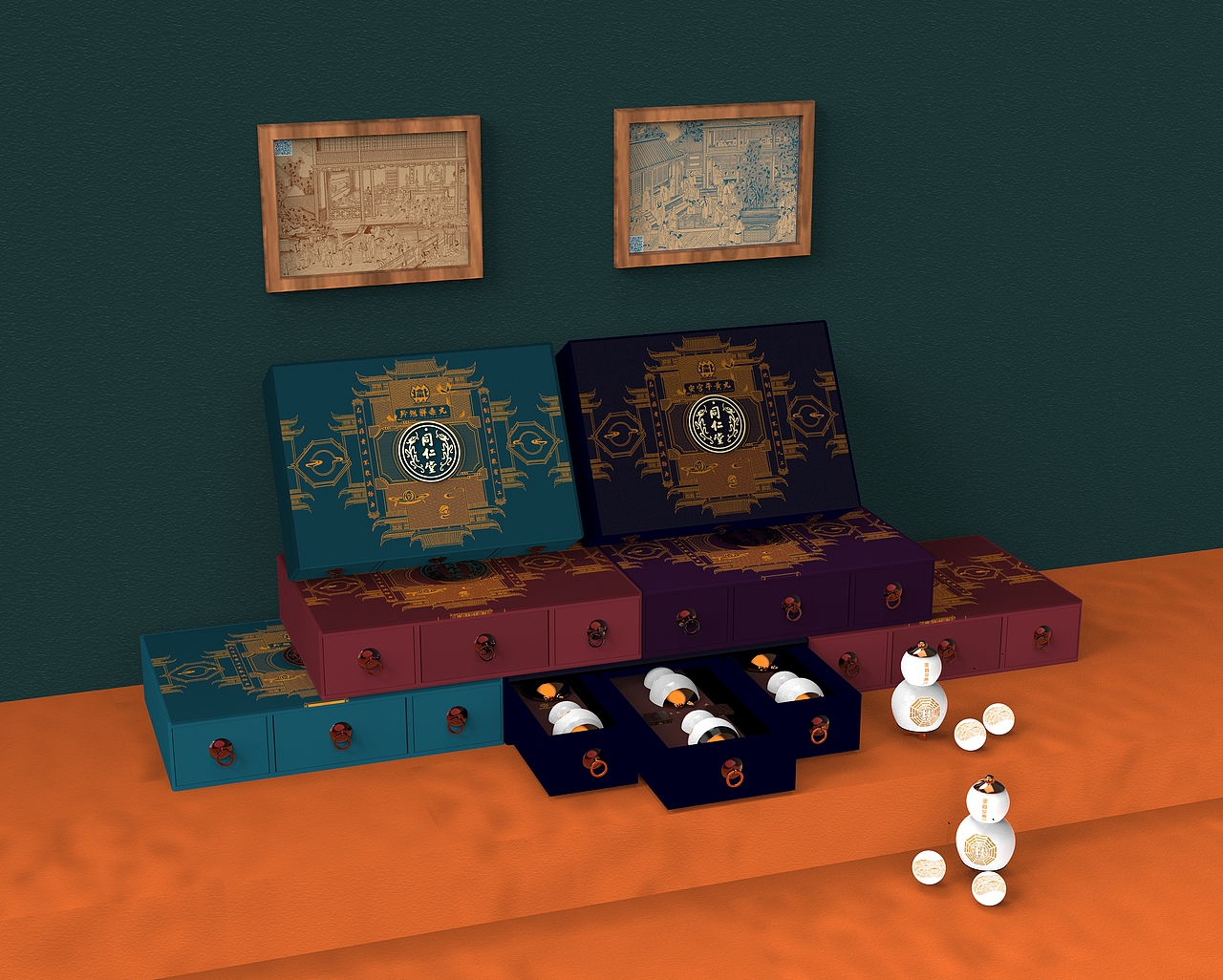 同仁堂包裝設(shè)計(jì)（圖ZMjExNzE1NTQ4） - 包裝 - 站酷設(shè)計(jì)師幻想家的畫板原創(chuàng)素材 - 站酷ZCOOL