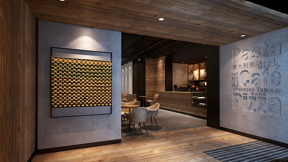 工业风西餐厅 室内设计（图ZMjE5OTc1Mjgw） - 家装设计 - 站酷设计师MUZO墨造原创素材 - 站酷ZCOOL