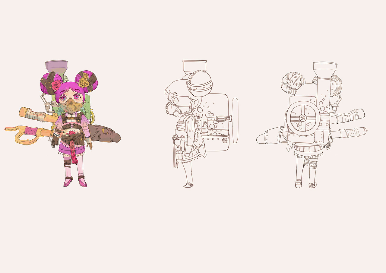 角色设计（图ZMTUzNDM1NzA0） - 创作习作 - 站酷设计师插画师先先贝原创素材 - 站酷ZCOOL