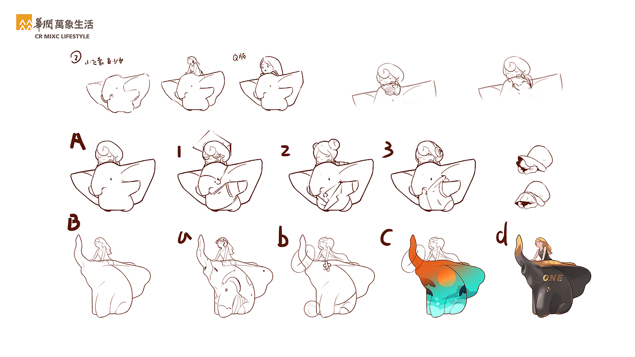 华润万象生活IP设计大赛-我们一起成长（图ZMzI1NjkxNjMy） - IP形象 - 站酷设计师Super_Fish原创素材 - 站酷ZCOOL
