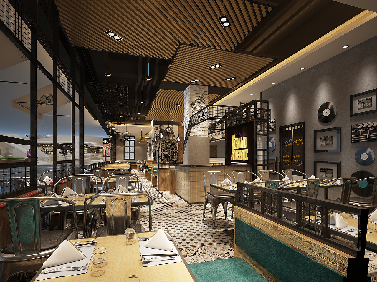 郑州餐厅装修公司餐饮店面装修设计施工可选