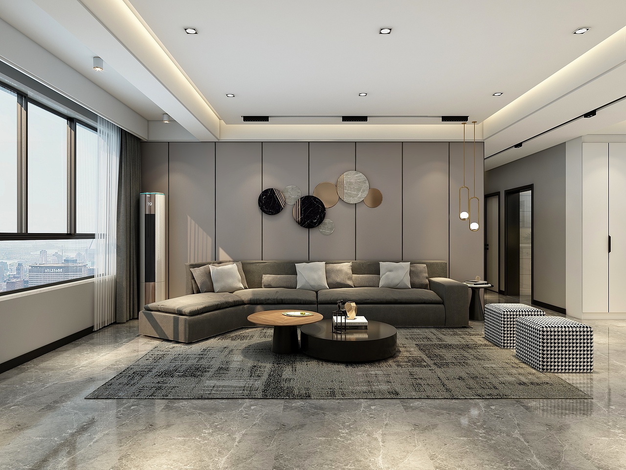 无主灯设计——现代轻奢四居