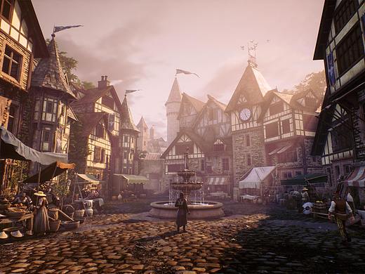 UE4 中世纪集市 场景