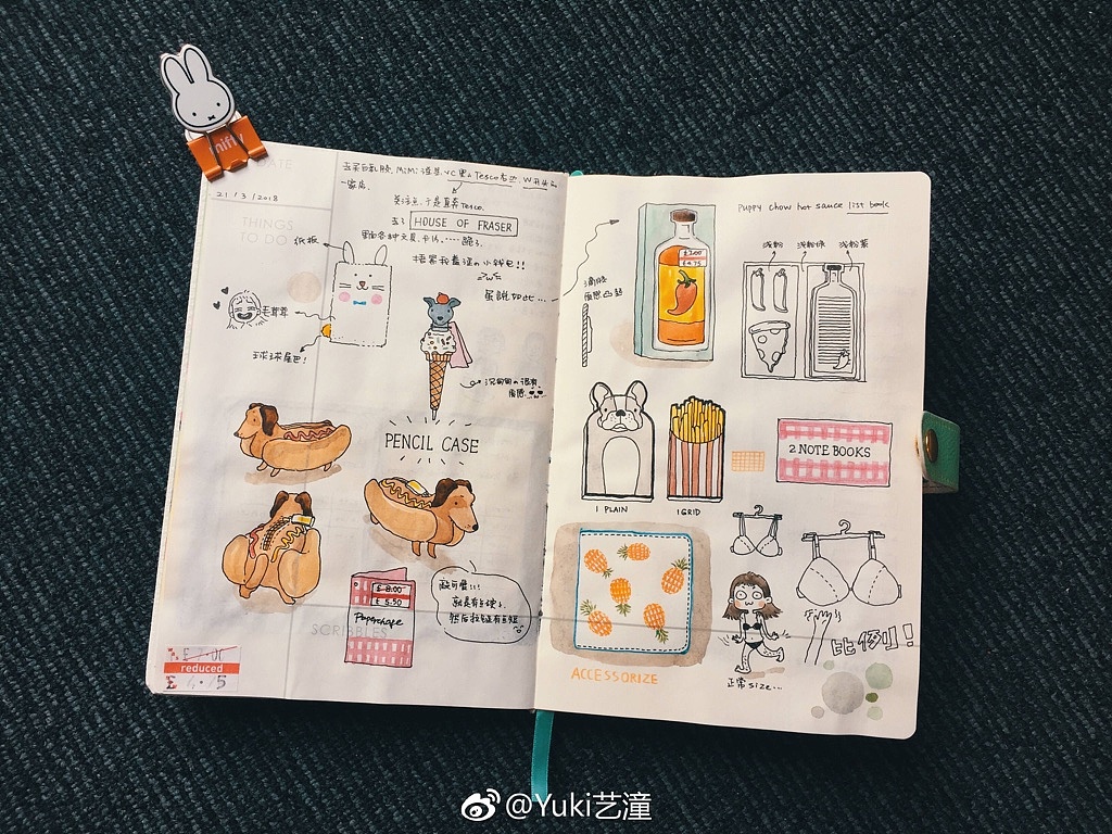 YUKI在UK_每日手帐1