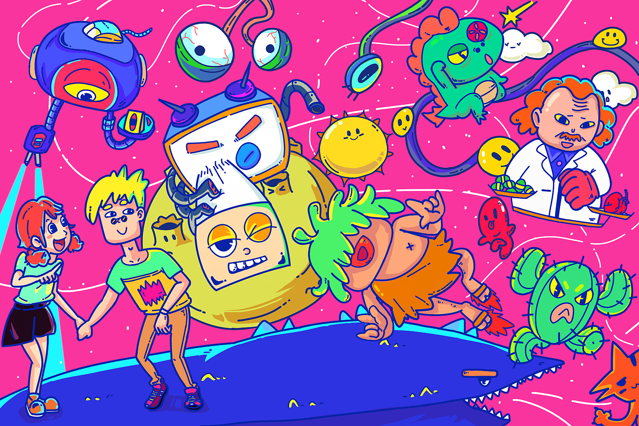 插画练习 -放飞自我