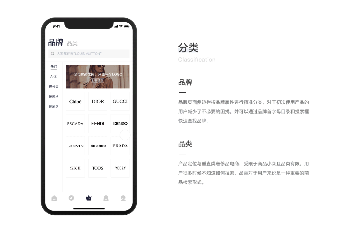「MODERN」时尚奢侈品购物APP（图ZMTcyNTQxODg4） - APP界面 - 站酷设计师卢洋原创素材 - 站酷ZCOOL