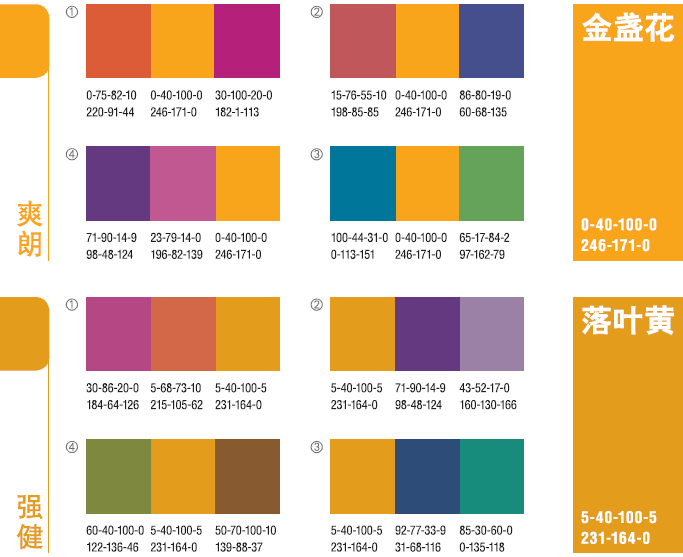 最舒服的颜色搭配方案②