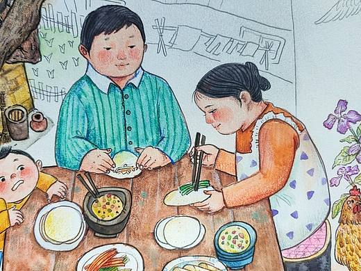 发个没画完的手绘稿子