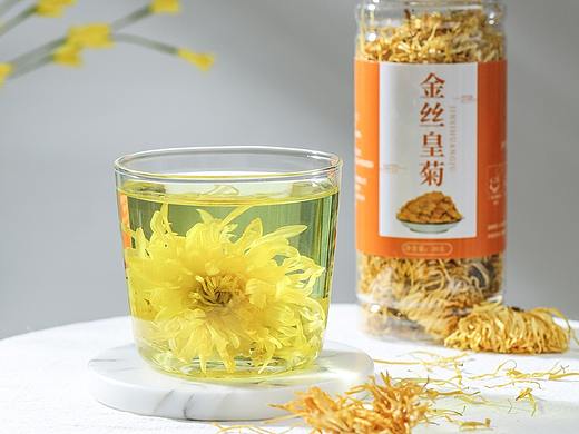 菊花茶金丝皇菊茶叶胎菊贡菊花草茶养生茶祛火茶大黄菊