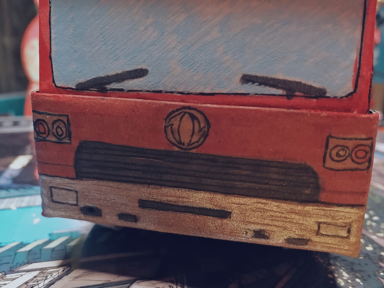 Blueblue要的手工《消防车》