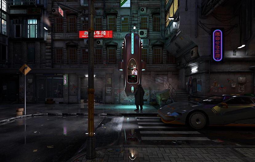 蒸汽咖啡豆科幻场景渲染（图ZMzUxNTMzMDQ4） - 建筑/空间 - 站酷设计师JUNG813原创素材 - 站酷ZCOOL