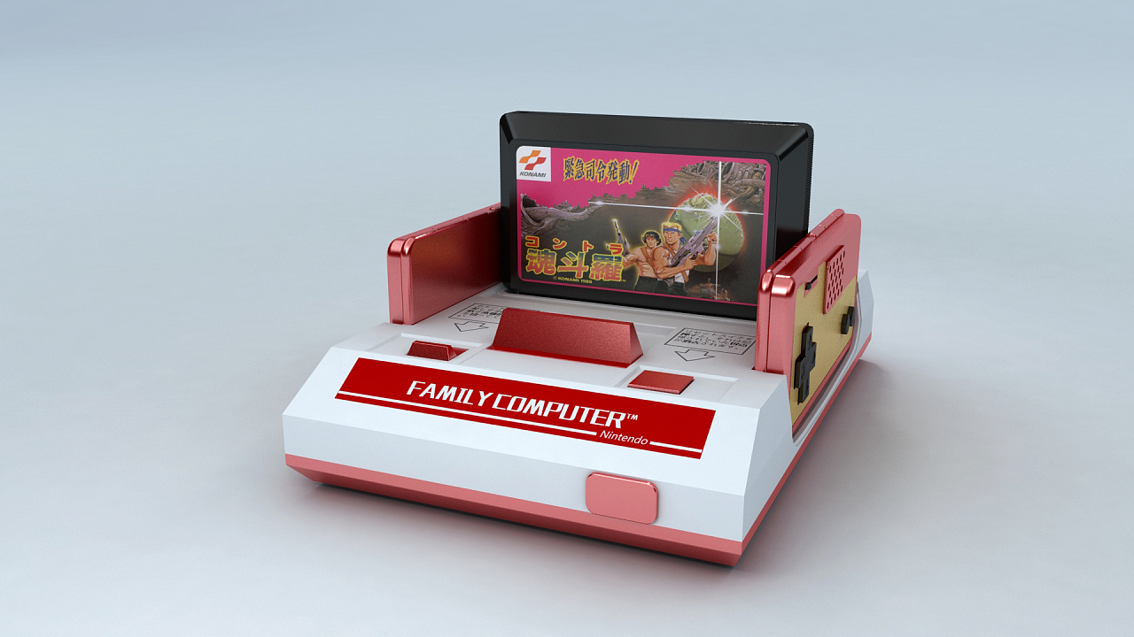 复古红白机三维模型