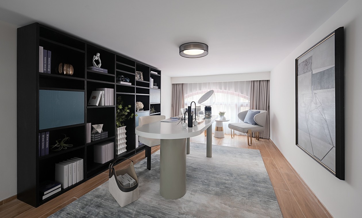 高级灰+清新蓝，既简约又精致