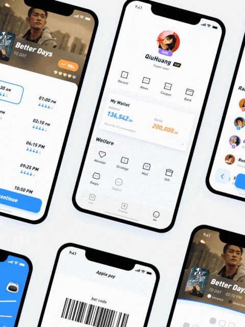 Consumer Finance APP （消费金融App）（图ZMTg2NDQ1NDQ0） - APP界面 - 站酷设计师黄伟Huang原创素材 - 站酷ZCOOL