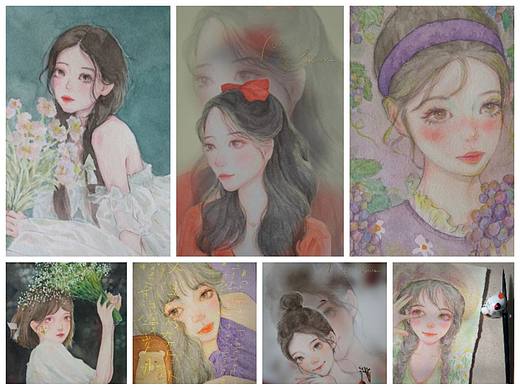插画头像定制作品展示