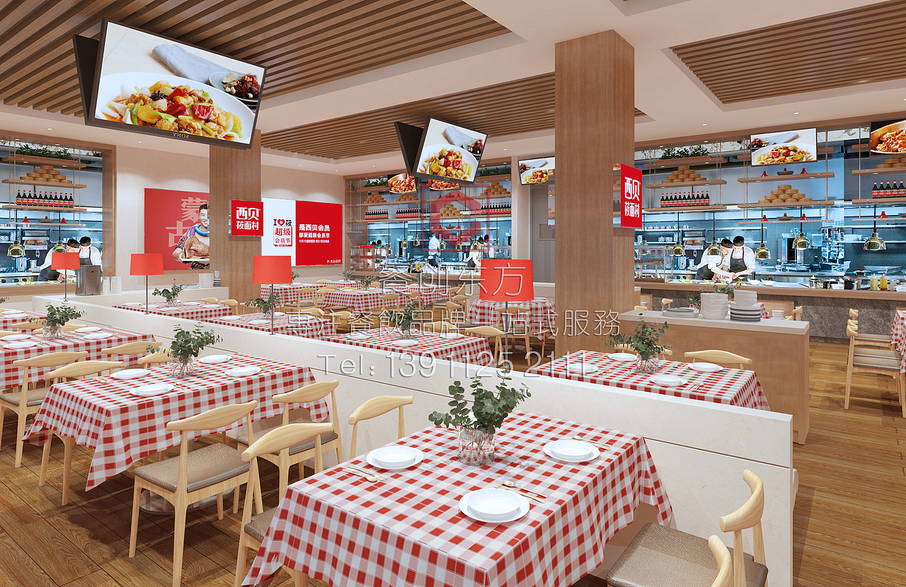 西贝莜面村店面设计